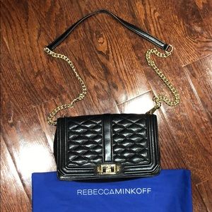 Rebecca Minkoff BG/Love Quilt Xbody Purse